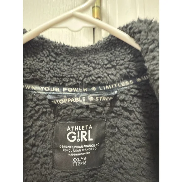 Women's Athleta Girl Jacket XXL Black - Picture 6 of 9